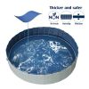 Foldable Pet Bath Pool, Collapsible Dog Bathing Tub, Kiddie and Toy Pool for Dogs Cats and Kids