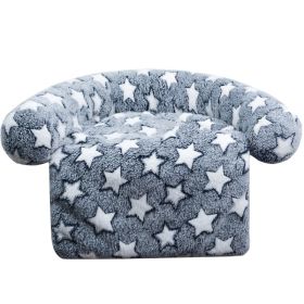 Pet Supplies Plush Kennel Sofa Blanket (Option: Gray XINGX-50x70cm600G)